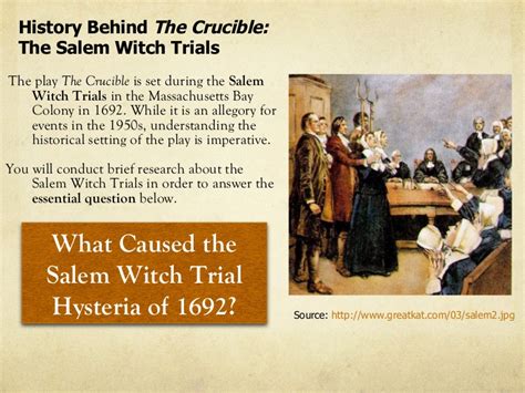 Interactive journey through the Salem witch trials: examining the role of superstition